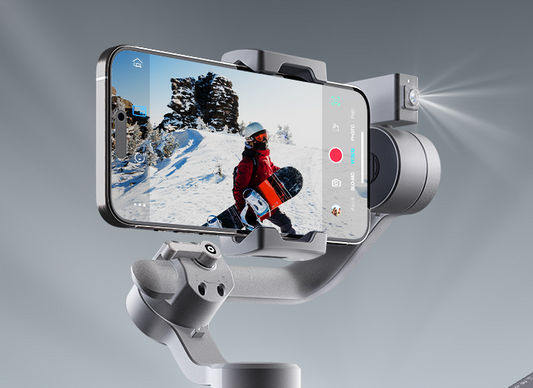 2024 Latest AI tracking /Wide Angle /Full screen mode/changable zooming /360Degree rotation Gimbal Stablizier